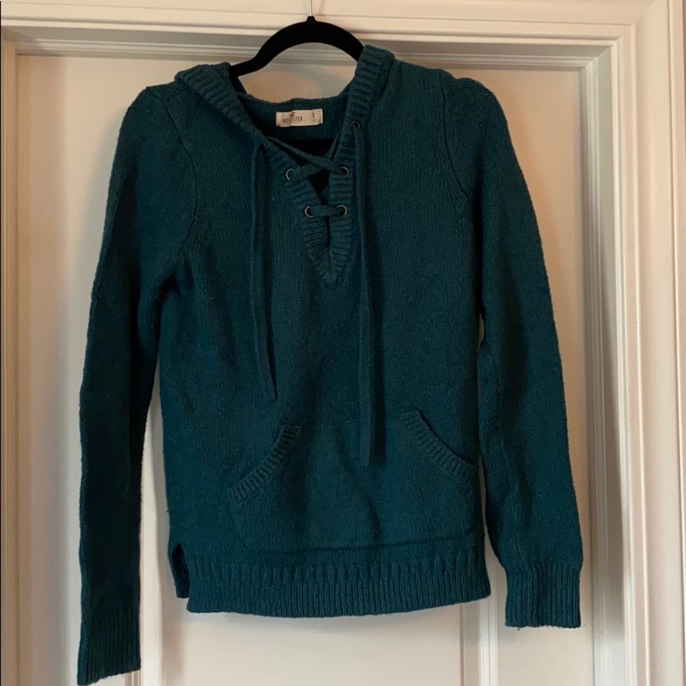 Hollister hooded sweater.